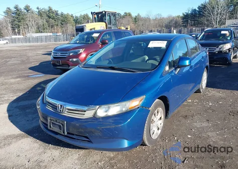 2012 Honda Civic Lx from USA, damaged, VIN 2HGFB2F54CH532937